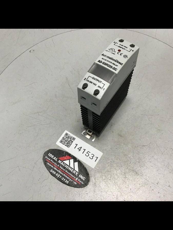 Used AUTOMATION DIRECT Solid State Relay AD-SSR225-DC USED
