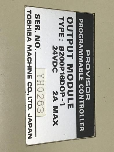 Used TOSHIBA Output Module B200P16DOP-1 #116142
