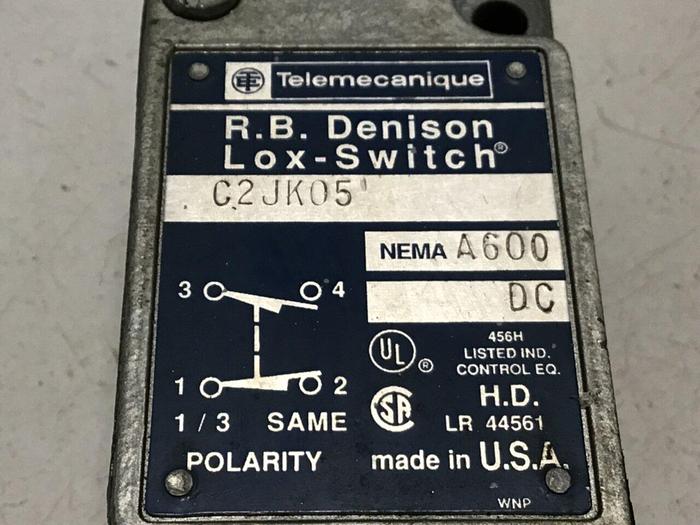 Used TELEMECANIQUE Lox-Switch C2JK05 #121812