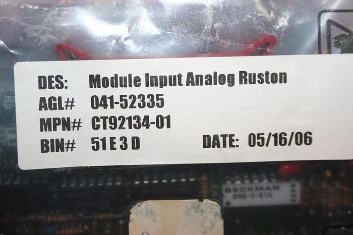 Used HONEYWELL Circuit Board CT92134-01 #13769