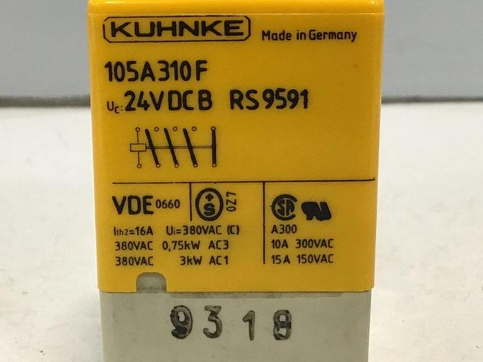 Used KUHNKE AUTOMATION Contactor 105A310F #120146