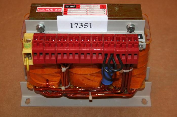 Used ISMET 0.370 kVA Transformer 92/088195 Used