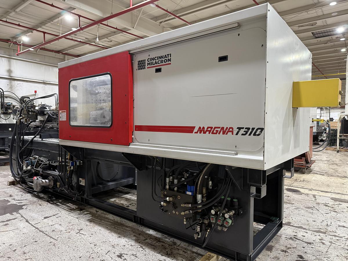 Used 1999 CINCINNATI MILACRON 310 Ton Injection Molding Machine MT310-22 USED #151860