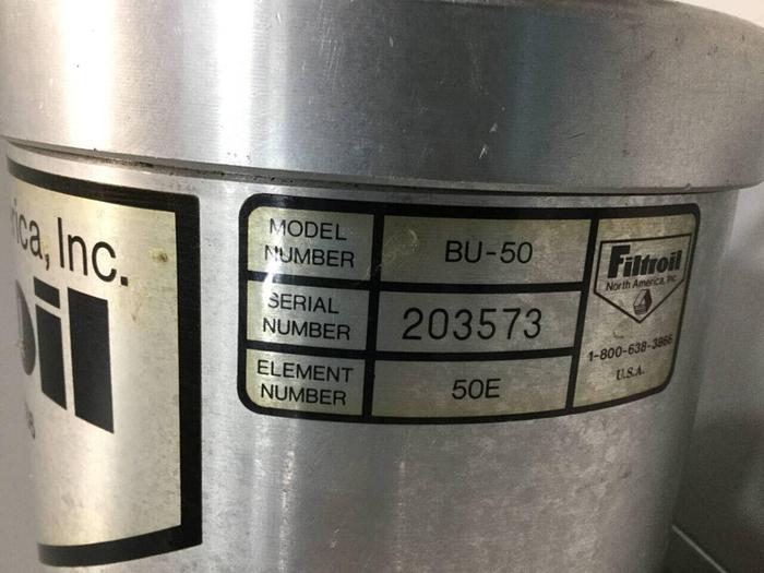 Used FILTROIL Filter Cartridge BU-50 #91438