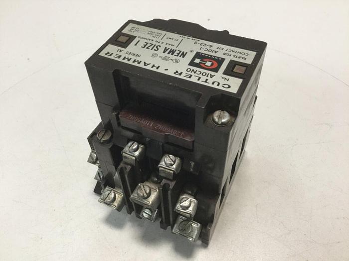 Used CUTLER HAMMER Motor Starter Size 1 A10CN0 #106963
