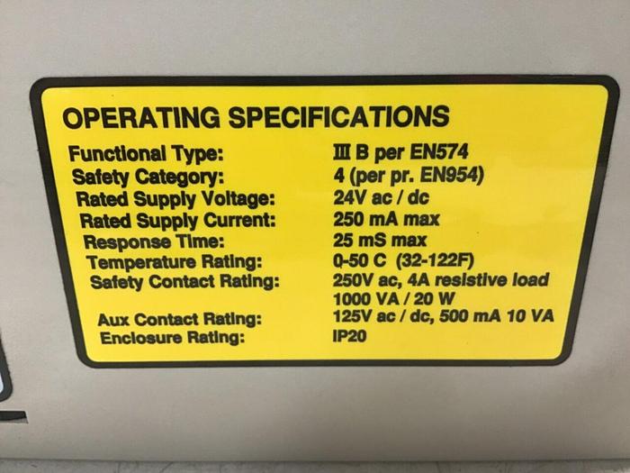 Used BANNER ENGINEERING Machine Safety AT-FM-2A #143472