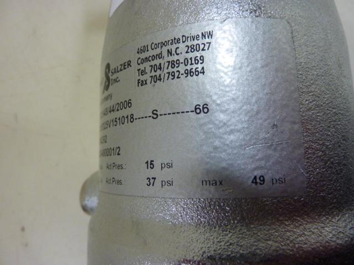 Used SCHUBERT & SALZER Angle Valve A102948/44/2008 #61154