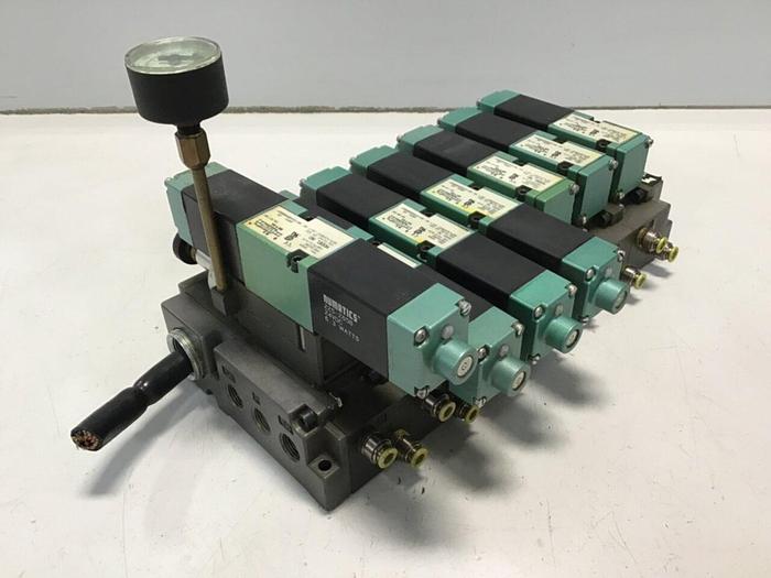 Used NUMATICS Control Block w/ Valves 081SS400M000061 #130805
