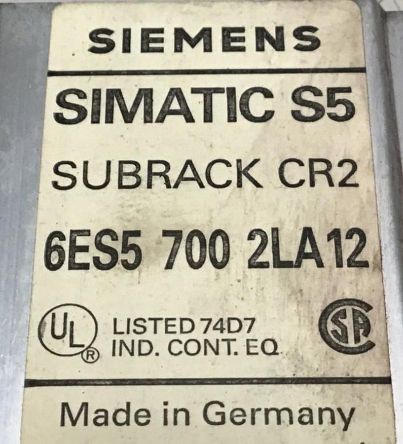 Used SIEMENS Rack Simatic S5 6ES5 700-2LA12 USED