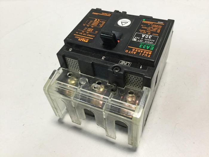 Used FUJI ELECTRIC 30 Amp Auto Breaker EA33-BB3AEA-030 #108978
