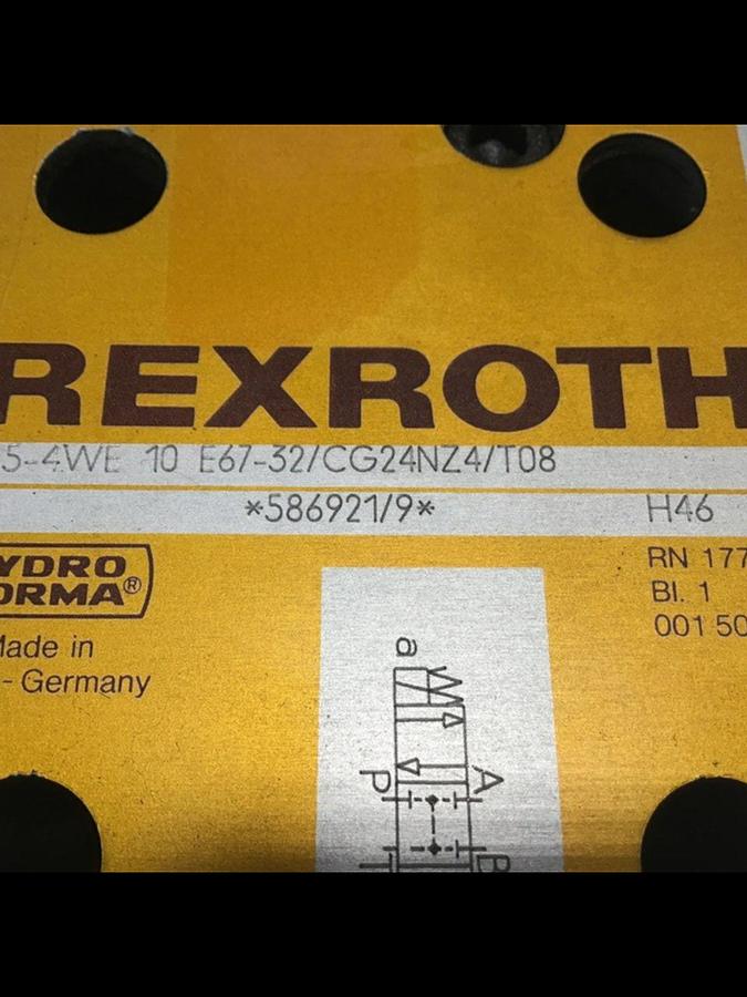 Used REXROTH Valve 54WE10E6732/CG24NZ4T08 #137271