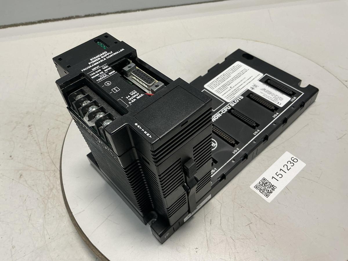 Used GE FANUC  BASE 5-SLOT WITH CPU