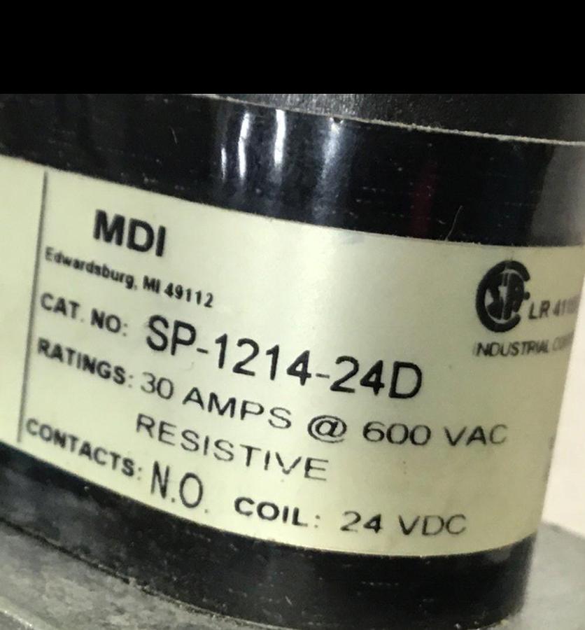 Used MDI Contactor Relay SP-1214-24D USED