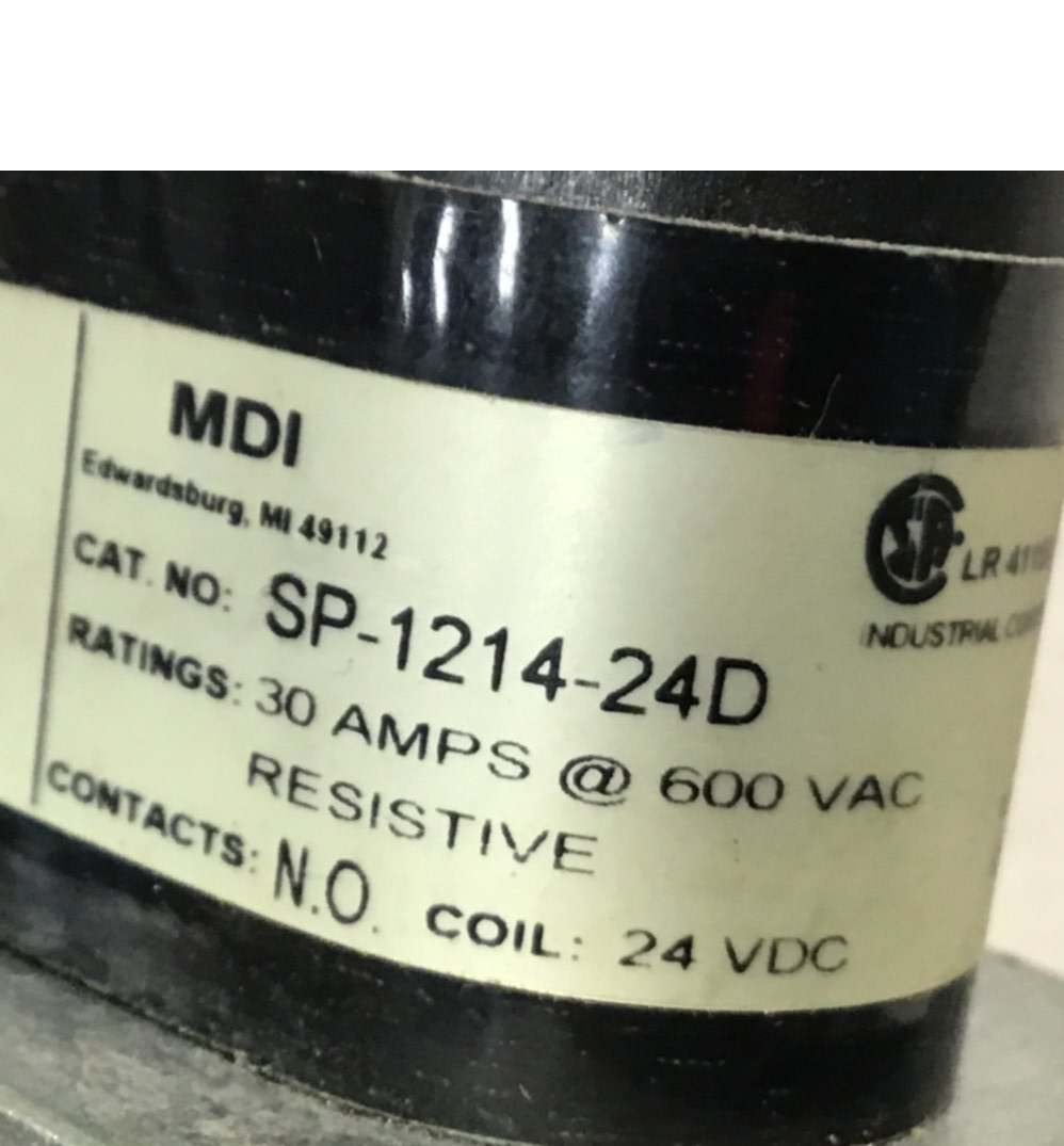 Used MDI Contactor Relay SP-1214-24D USED