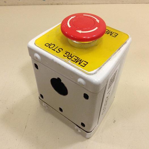 Used IDEC Control Box w/ Emergency Stop Button KGN #72853