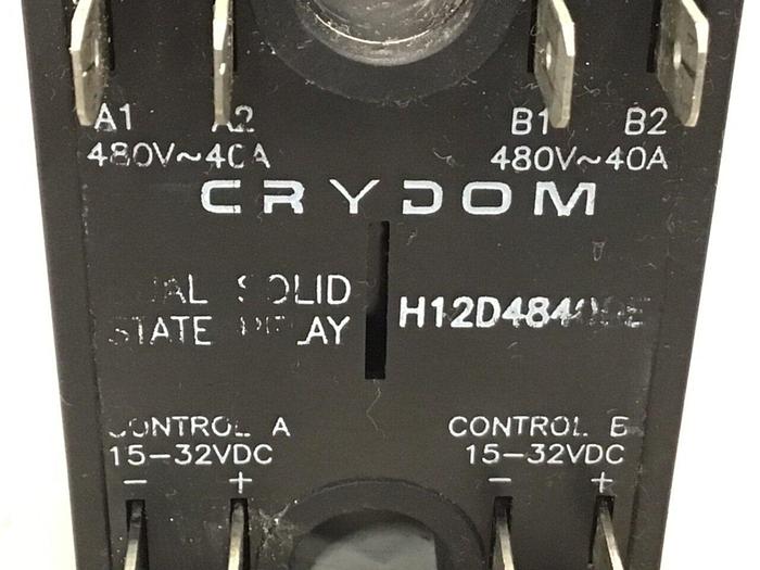 Used CRYDOM Dual Solid State Relay H12D4840DE USED