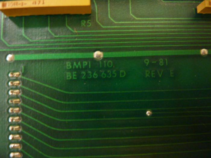 Used BALANCE ENGINEERING Circuit Board BMPI 110 #43584