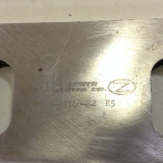 Used ZENITH CUTTER Granulator Blade / Knife K-53146-Z2 #81004