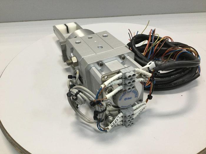 Used SMC Air Rotary Gripper MRHQ25D-180SX-M-9BVL-M9BL-X169 Used