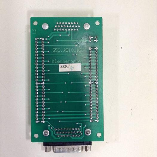 Used KLEMMENPRINT Circuit Board 559.2910.121 #84697