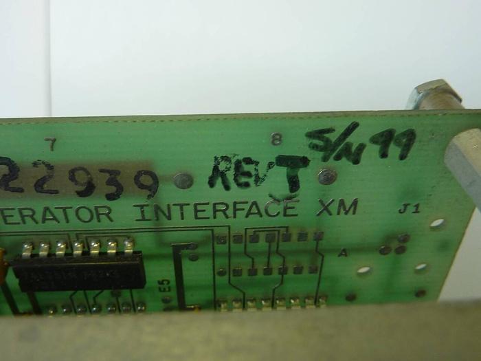 Used SCI Epic Operator Interface Board 22939 REV T USED