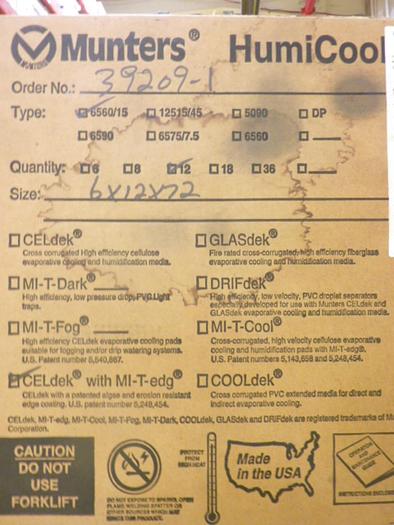 DNL / SCRAPPED REMAINING CASES / MUNTERS Filter 6560/15 #45931