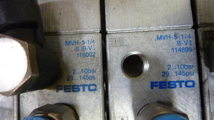 Used FESTO Control Block / Valve Terminal IFB8-02 #52722