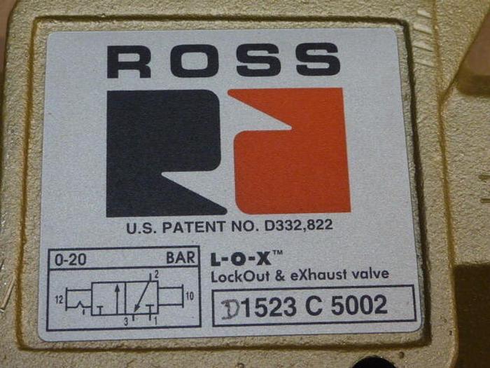 ROSS Lockout and Exhaust Valve D1523C 5002 #34154