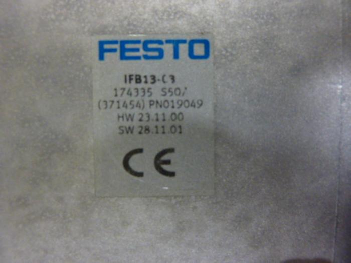 Used FESTO Control Block / Valve Terminal IFB13-03 Used