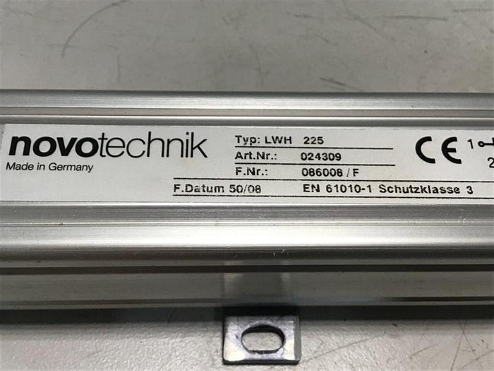 Used NOVOTECHNIK Linear Transducer LWH225 Used