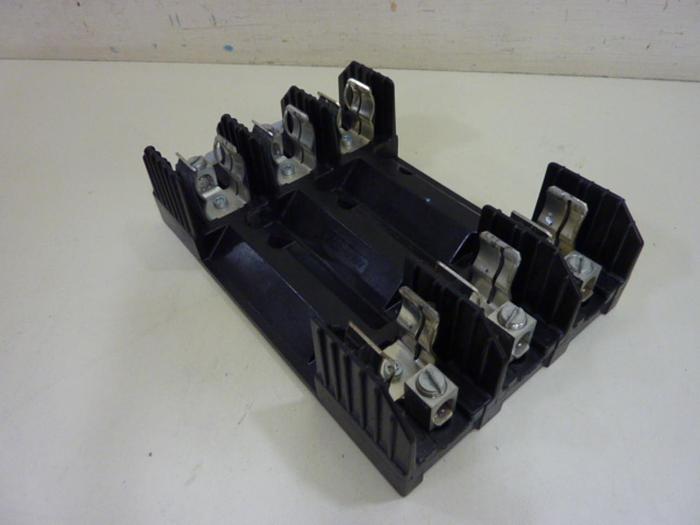 Used BUSSMANN 60 Amp Fuse Holder R60060-3CR #59245