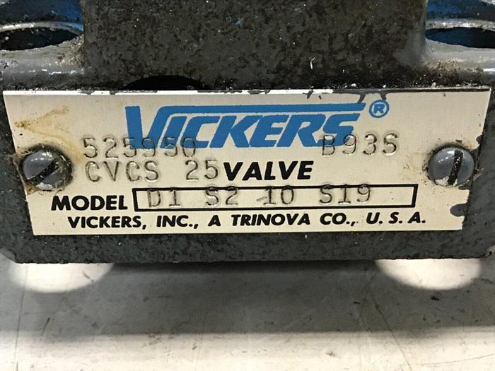Used VICKERS Valve CVCS25D1S210S19 #139864