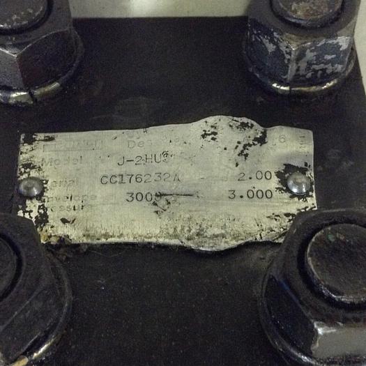 Used PARKER Pneumatic Cylinder J-2HUS #74432