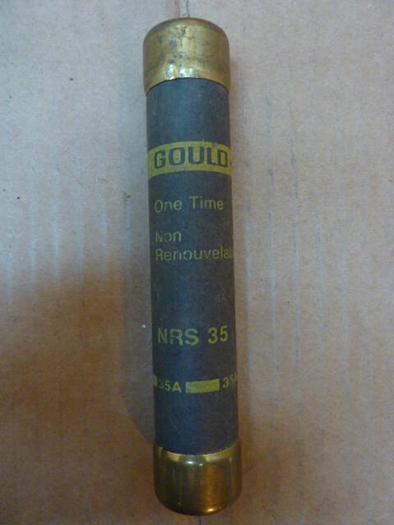 Used GOULD 35 Amp Fuse NRS35 #26996