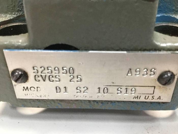 Used VICKERS Valve CVCS25D1S210S19 #98928