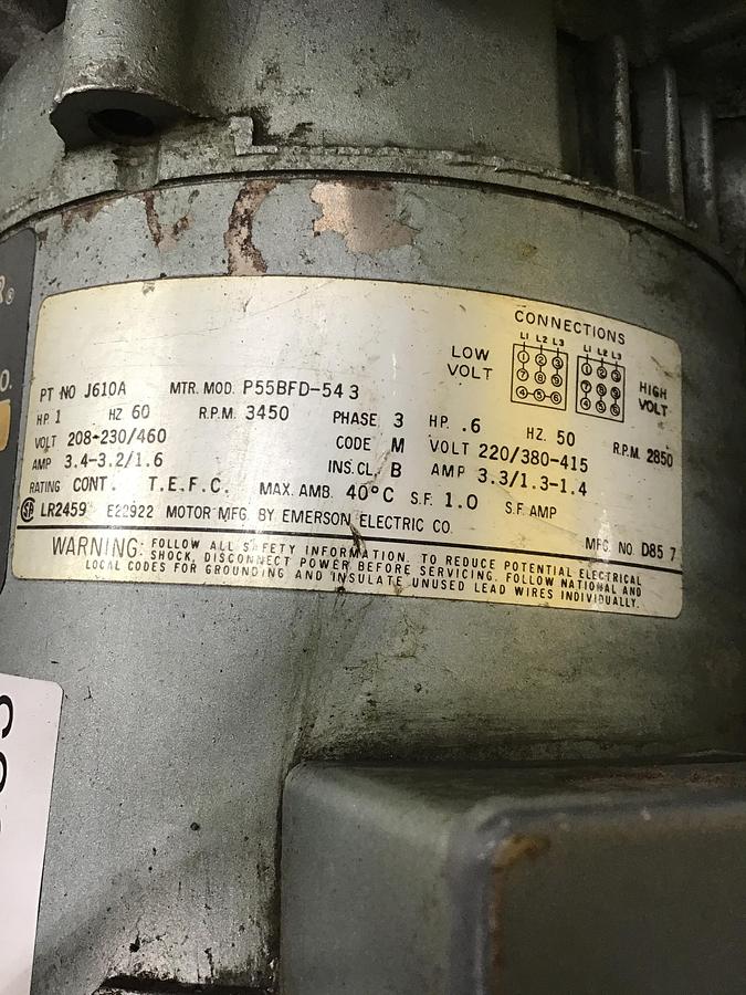 Used WHITLOCK R4310A-10 Blower Used #134633