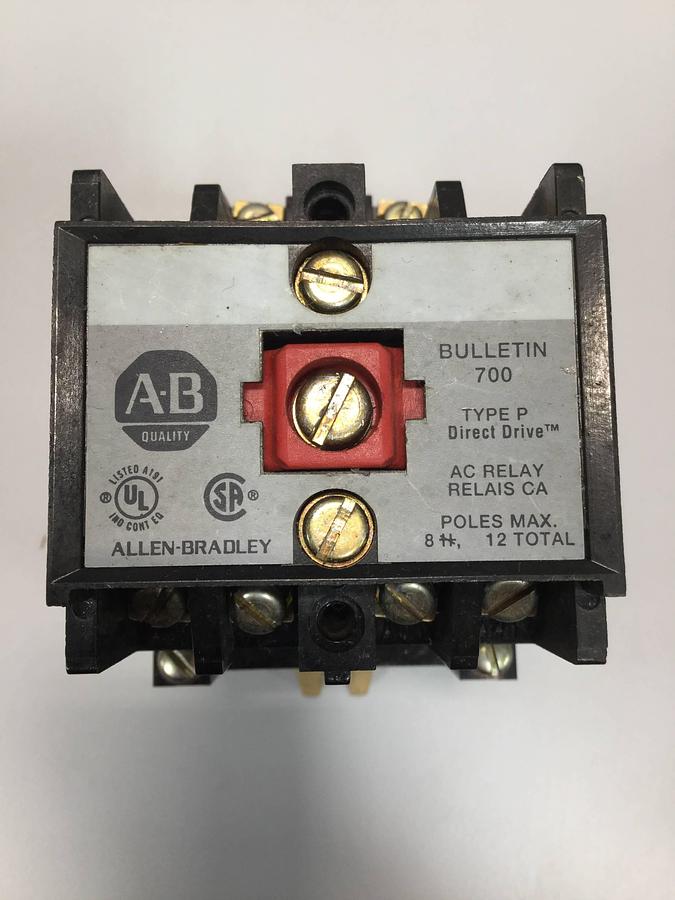 Used ALLEN BRADLEY AC Relay 700-P400A4 SER B Used