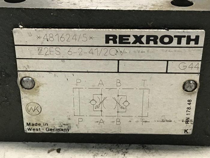 Used REXROTH Hydraulic Valve Z2FS62412QV #140428