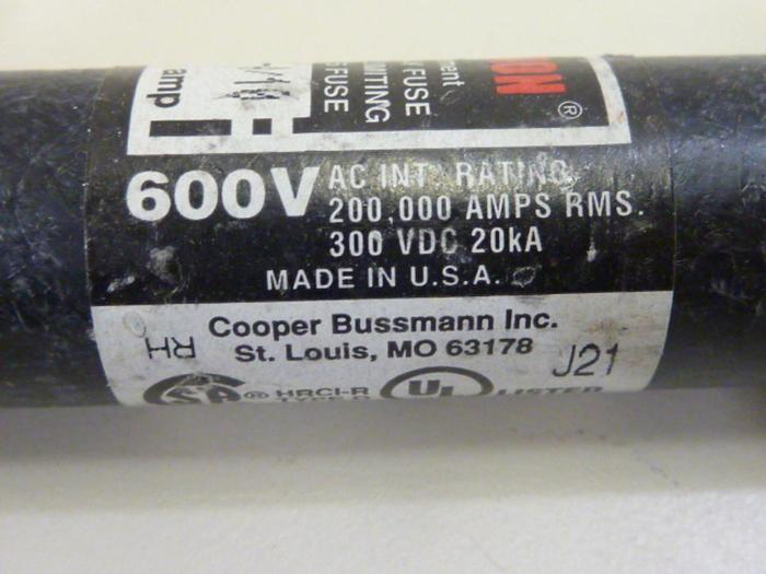 Used FUSETRON 1 4/10 Amp Fuse FRS-R-1-4/10 #47419