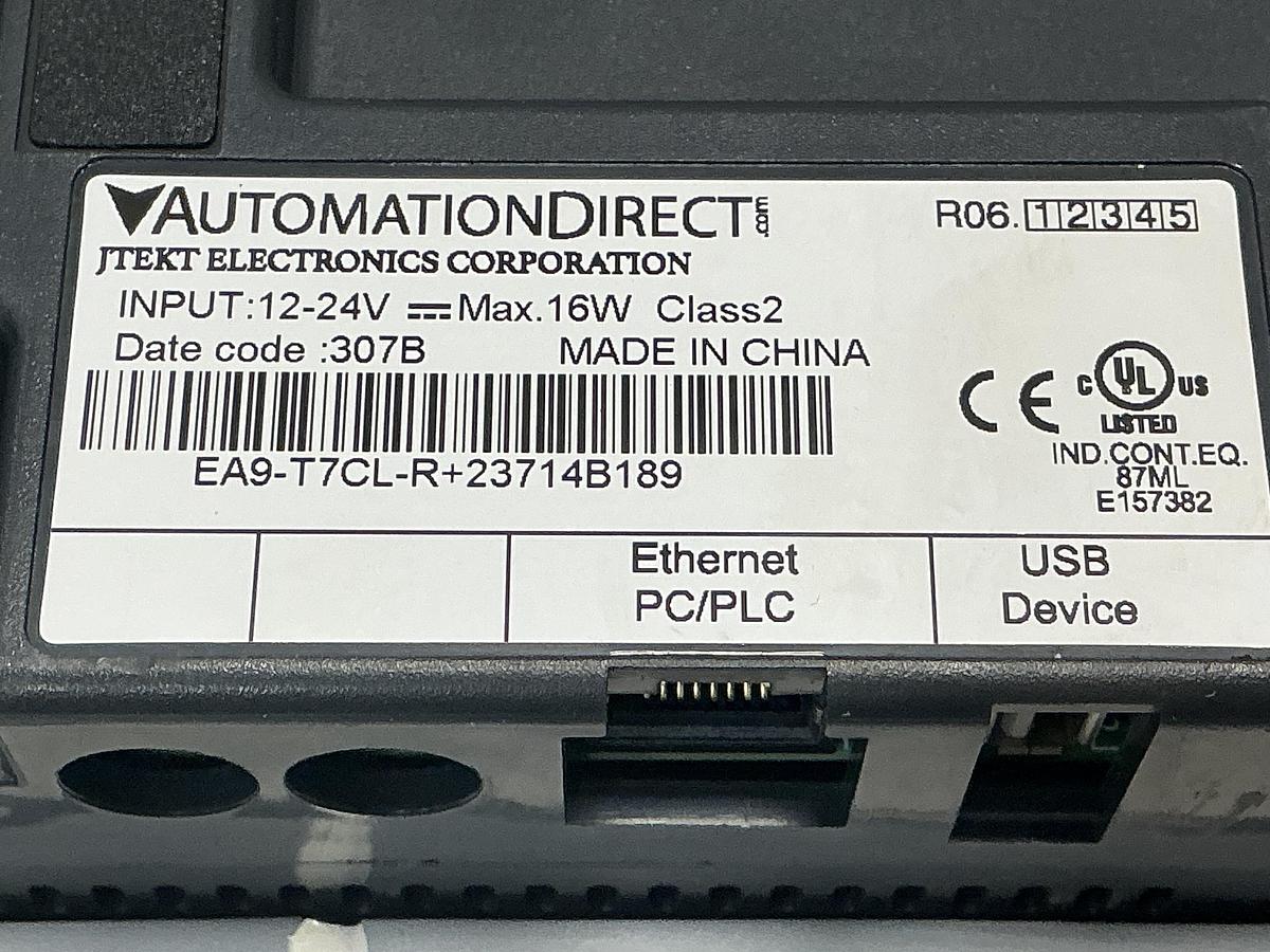Used AUTOMATIONDIRECT EA9-T7CL-R+23714B189