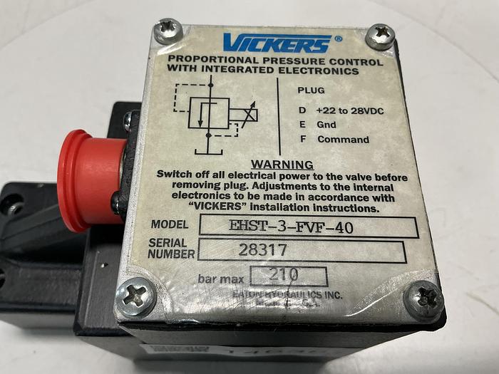 Used VICKERS EHST-3-FVF-40