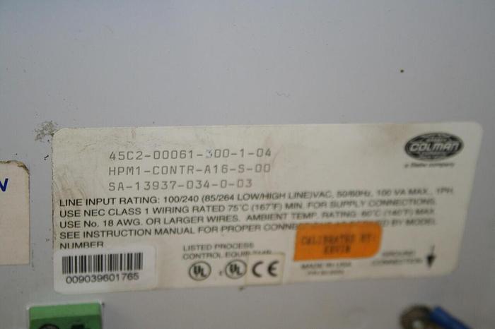 Used BARBER COLMAN Control Card Rack 45C2-00061-300-1-04 Used