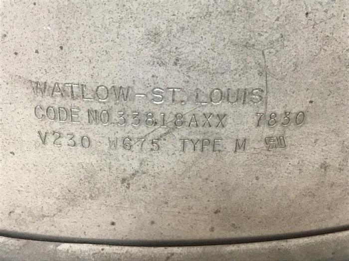 Used WATLOW 675 Watt Heater Band 33818AXX 7830 #125878