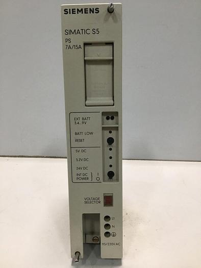 Used SIEMENS Power Supply 6ES5 951-7LD12 #112132