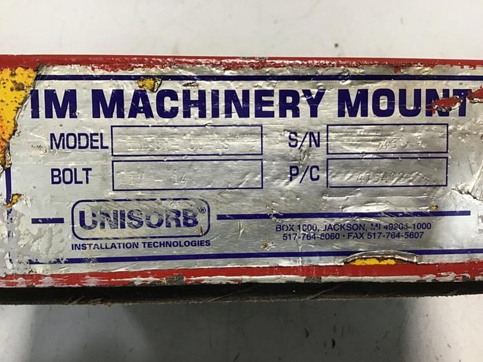 Used UNISORB Leveling Mount 8 x 6 IM-81-100-TS #122885