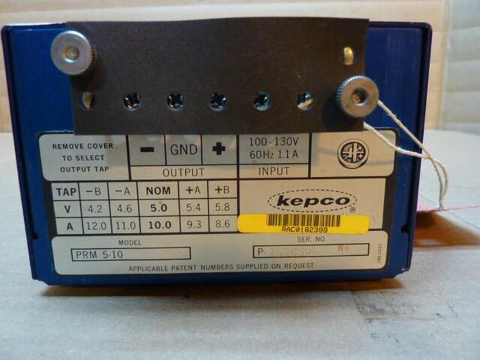 Used KEPCO Power Supply PRM-5-10 #23109