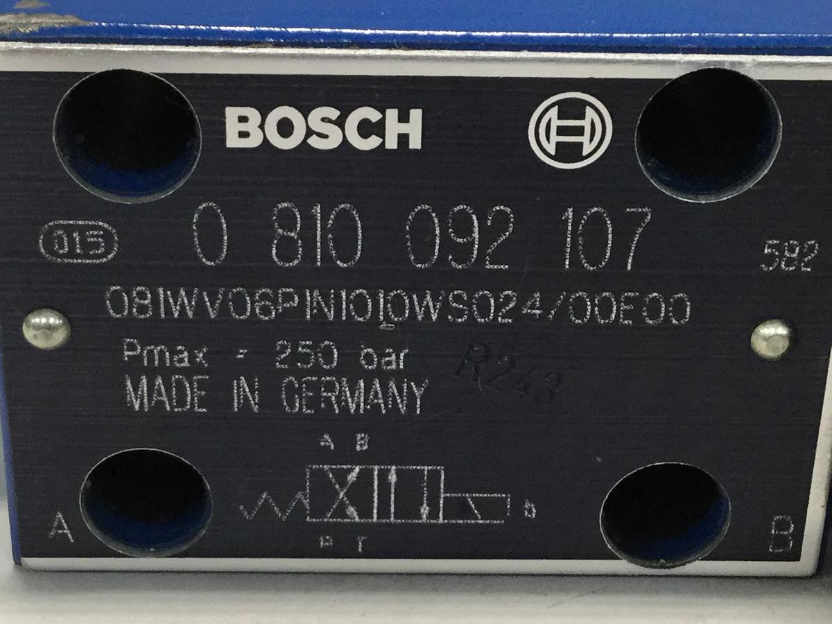 Used BOSCH Valve 0 810 092 107 Used