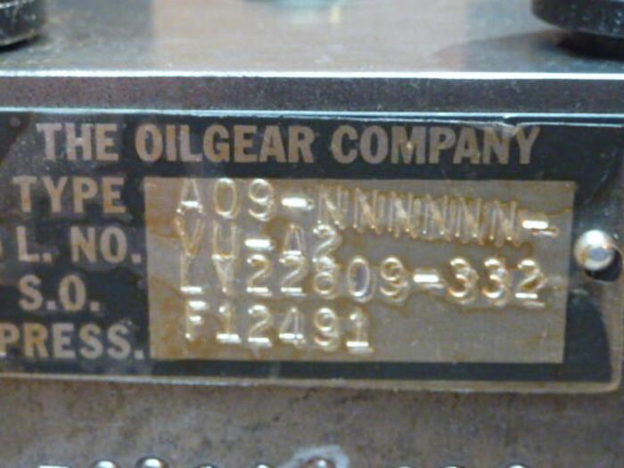 Used OILGEAR Unit A09-NNNNNN-VU-A2 #32289