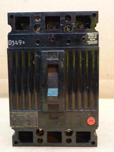 Used GENERAL ELECTRIC / GE 40 Amp Industrial Circuit Breaker TED136040 #34587