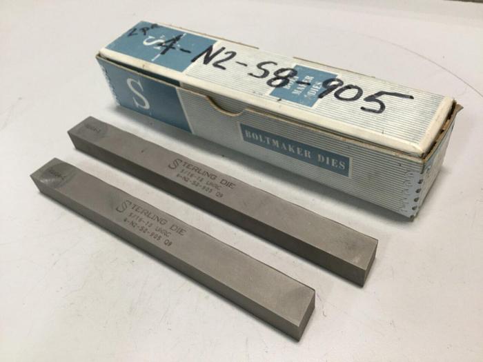 STERLING DIE Boltmaker Die 2 Piece Set 4-N2-S8-905-Q9 #110270